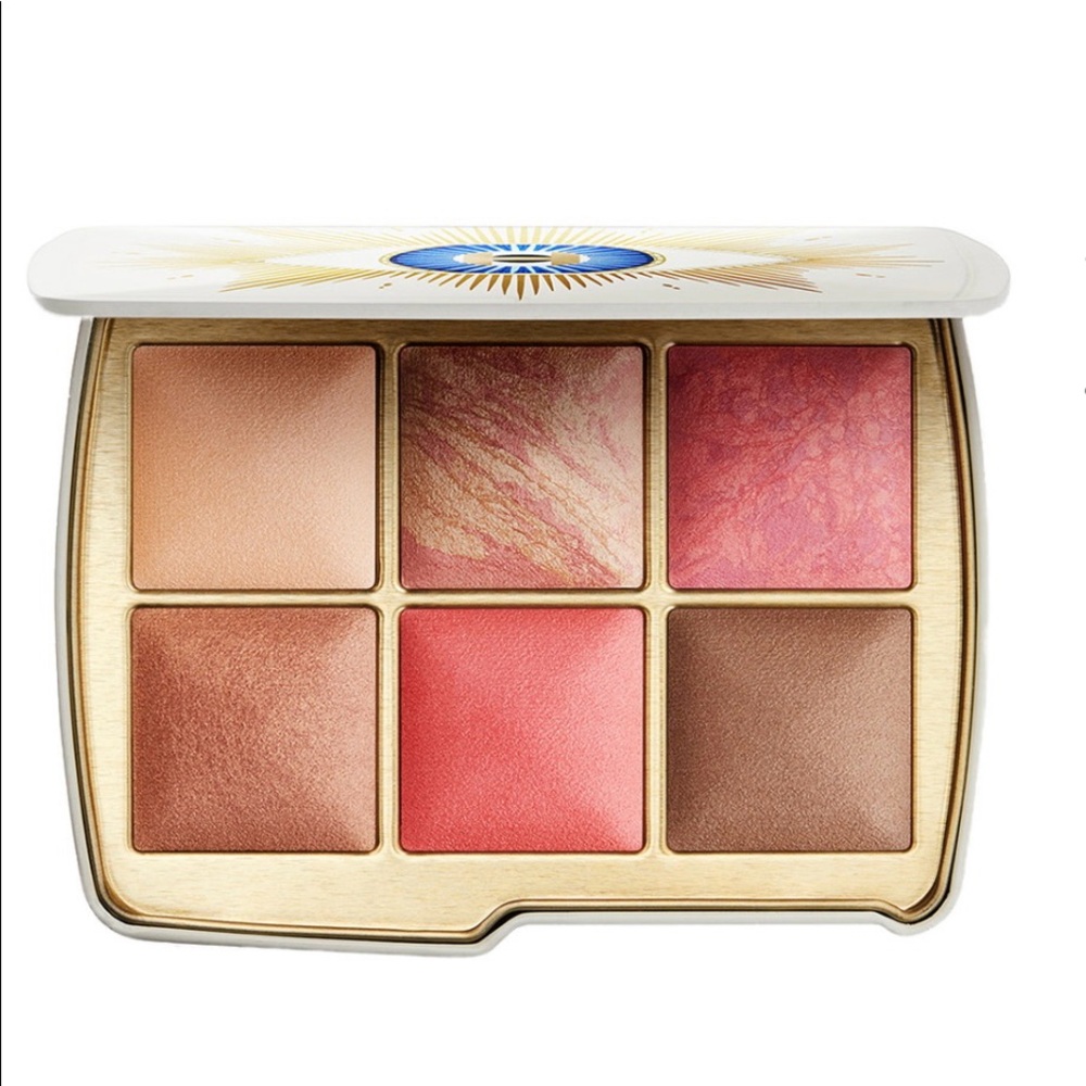 Hourglass Multi-Tone Bronzer & Blush Palette - Peach, Coral, Pink, Bronze, Brown